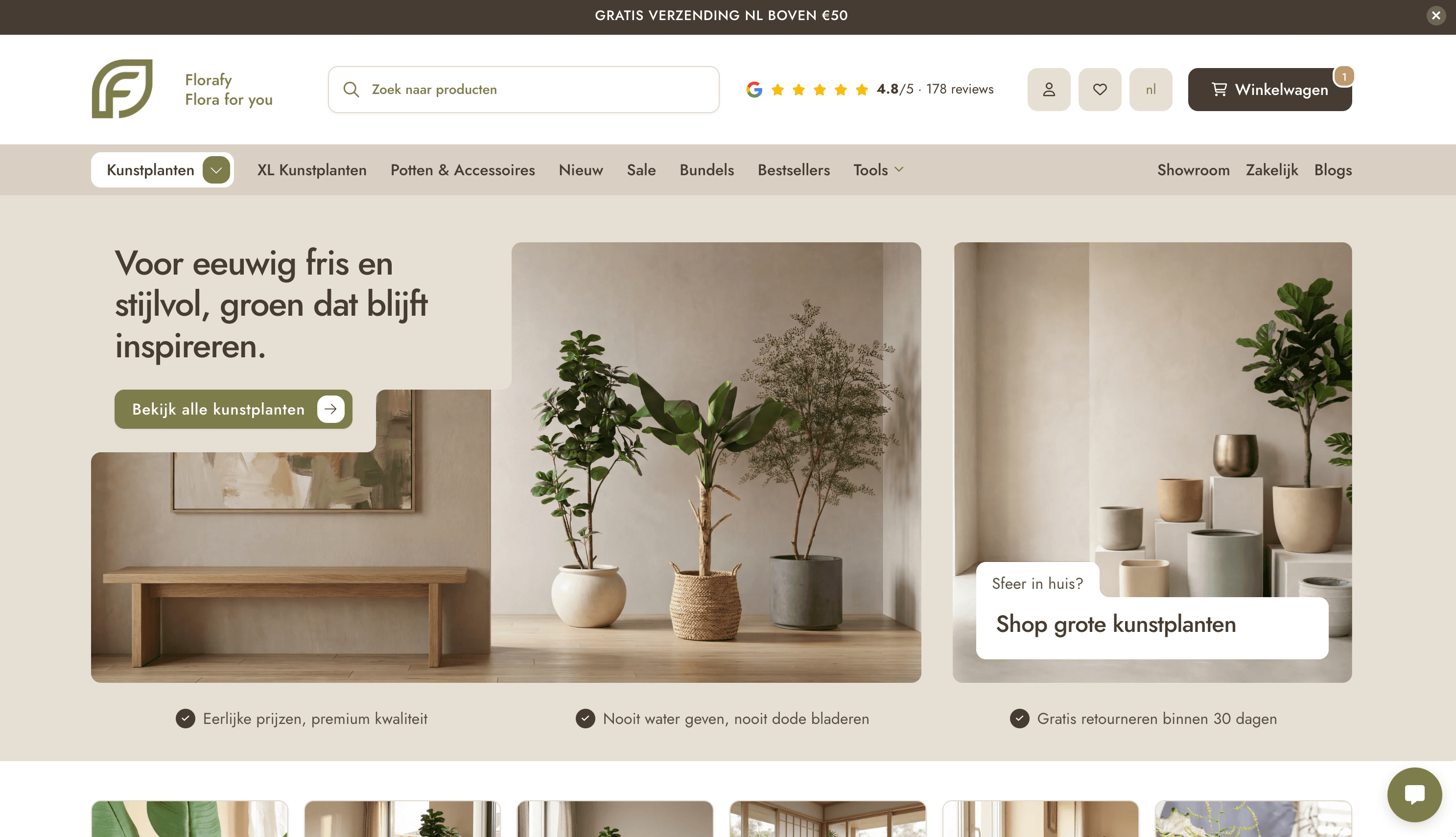 Florafy – Van lege webshop naar 11-talige AI-gedreven kunstplanten marktplaats