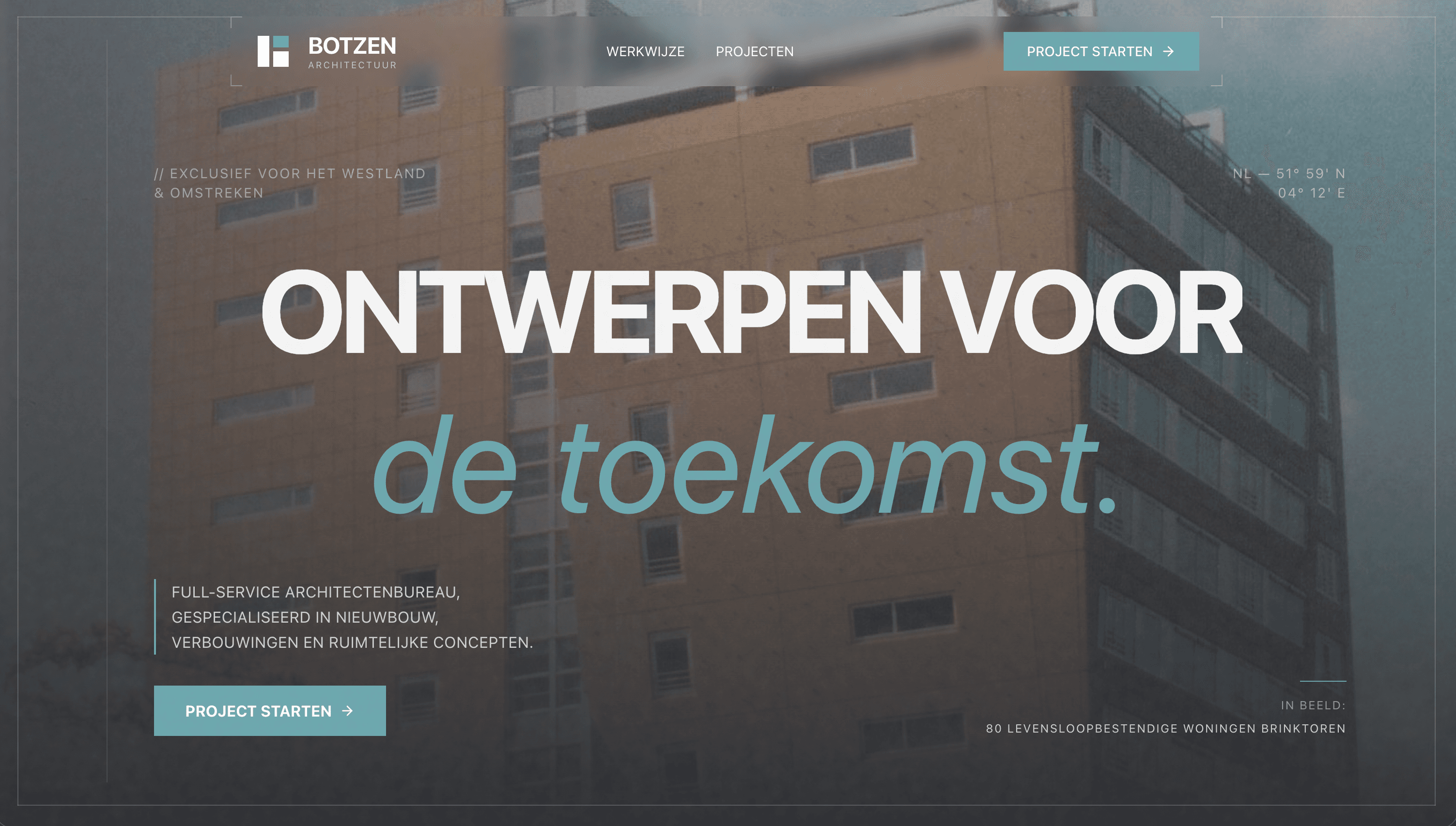 Botzen Architectuur – Een architectenwebsite die werkt zoals een goed ontwerp: zonder poespas